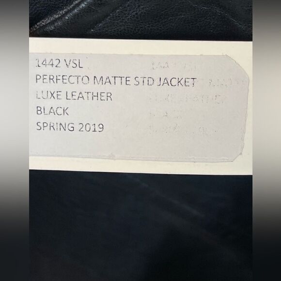 L’AGENCE Jacket black Leather studded Moto Biker Jacket NWT XS - Picture 11 of 12